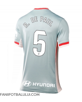 Atletico Madrid Rodrigo De Paul #5 Tricou Fotbal Replică 2024-25 Femei Deplasare